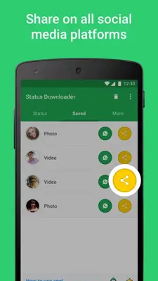 Status Downloader android App screenshot 0